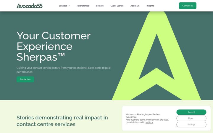 Screenshot of avocado55.com