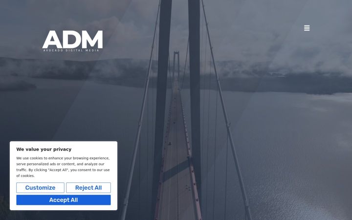 Screenshot of avocadodigitalmedia.com
