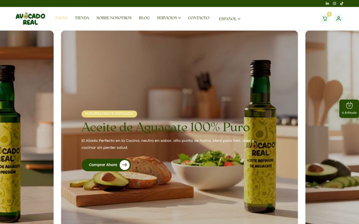 Screenshot of avocadoreal.com