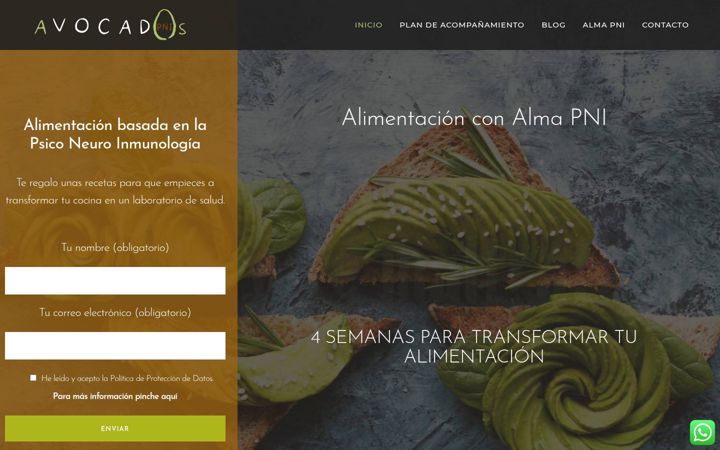 Screenshot of avocadospni.com