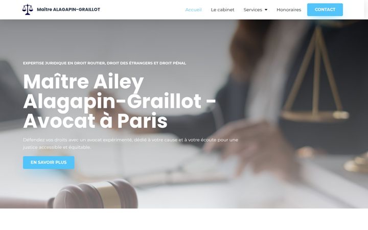 Screenshot of avocat-alagapingraillot.fr