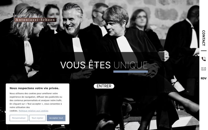 Screenshot of avocat-antoniazzi-metz.fr