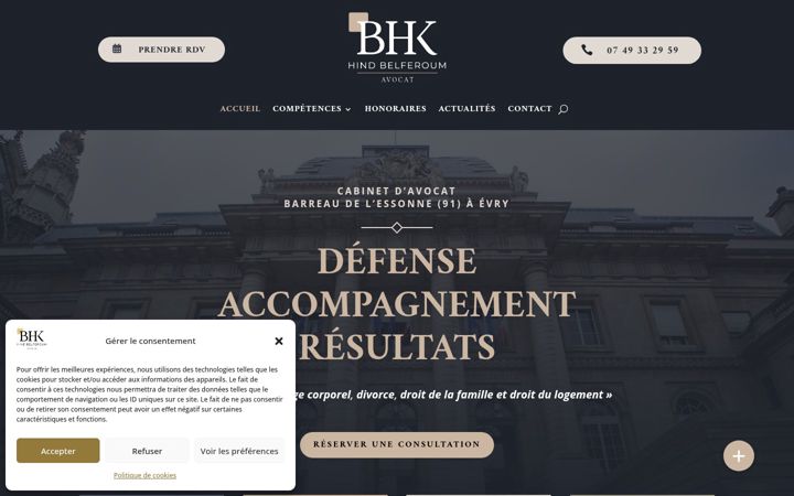Kuvakaappaus sivustosta avocat-belferoum-91.fr