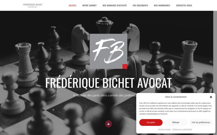 Skjámynd af avocat-bichet.fr