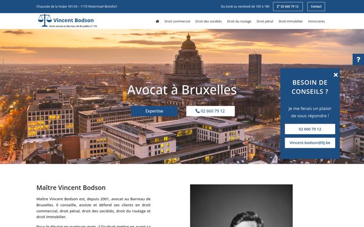 Screenshot of avocat-bodson.be