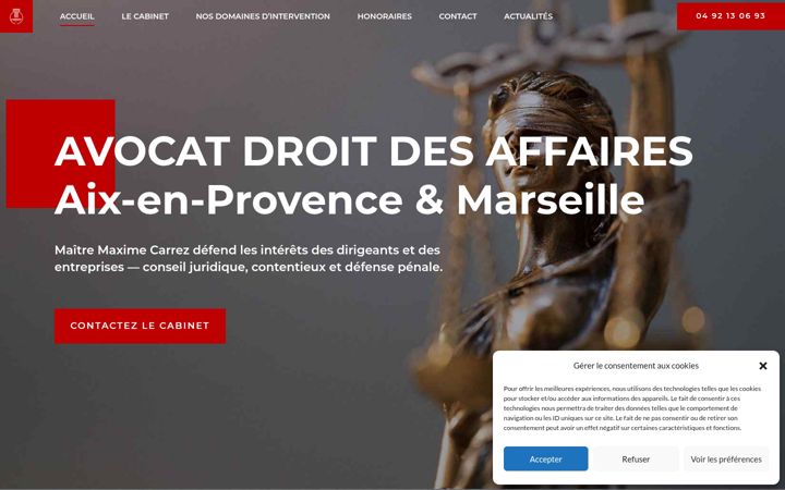 Screenshot of avocat-carrez.com