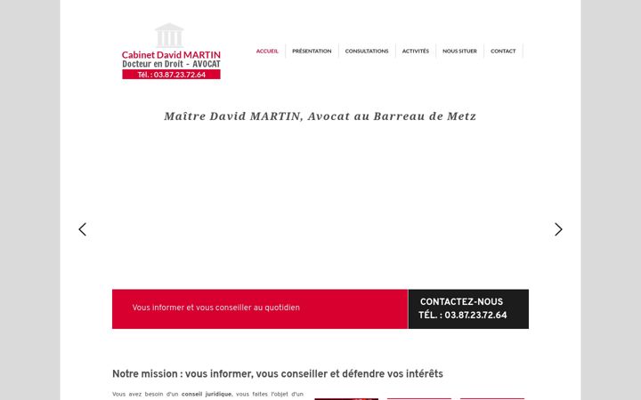 Screenshot of avocat-david-martin.fr