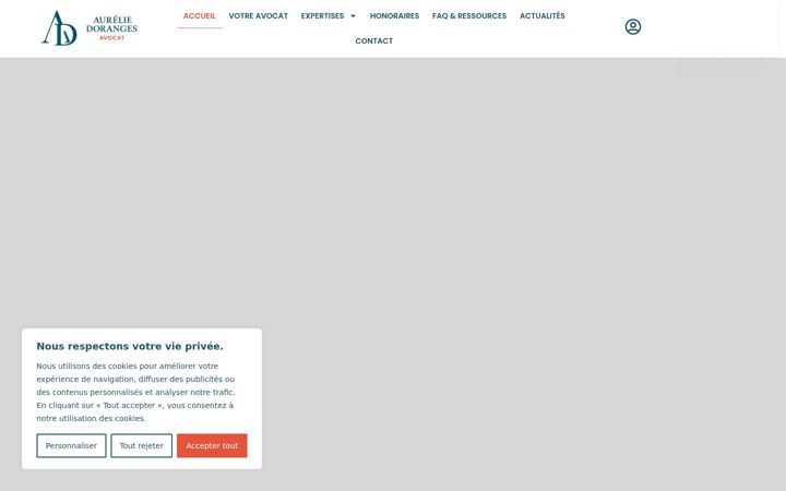 Screenshot van avocat-doranges.fr