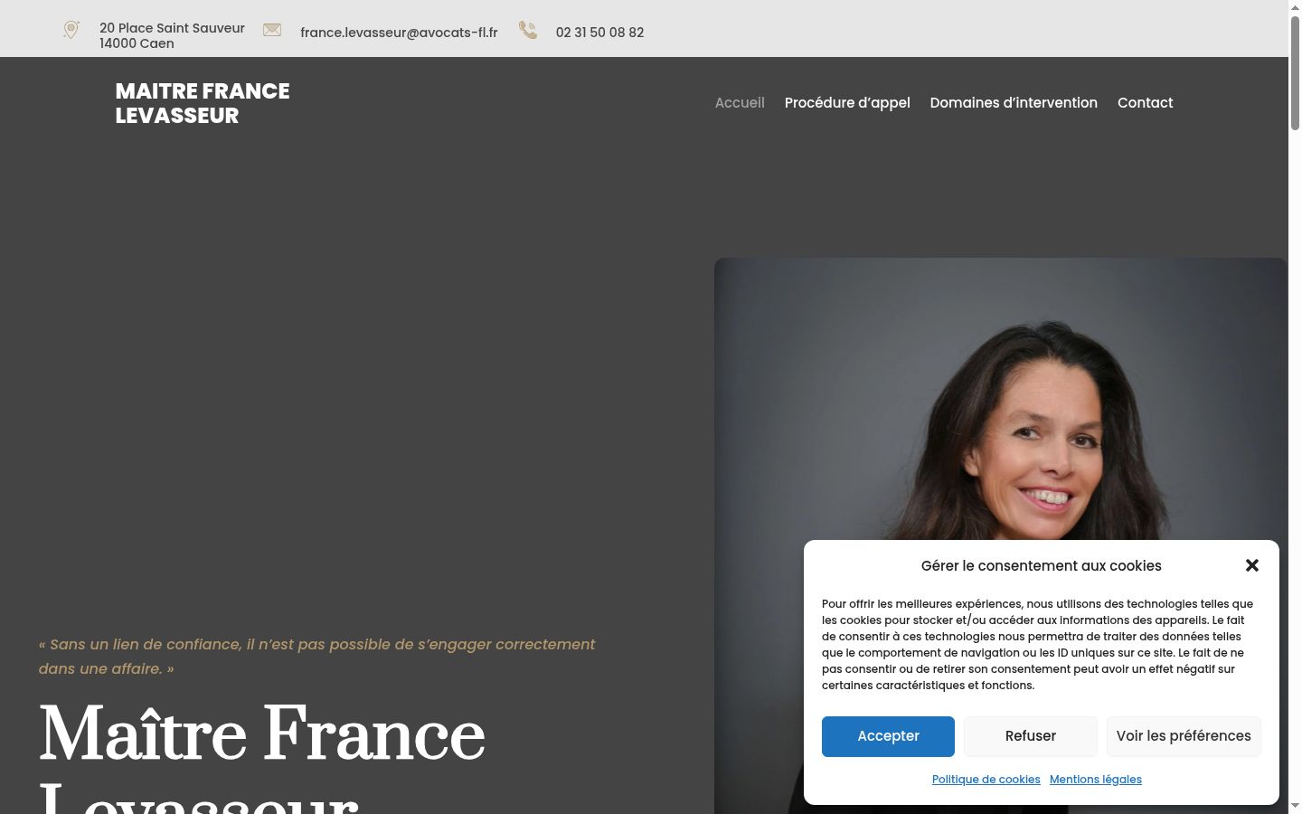 Captura de ecrã do banner de consentimento apresentado antes de qualquer interação