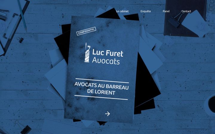 Kuvakaappaus sivustosta avocat-furet.fr