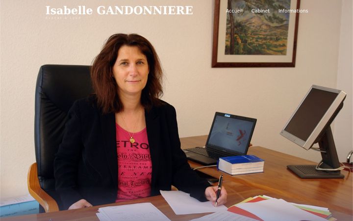 Screenshot of avocat-gandonniere.fr