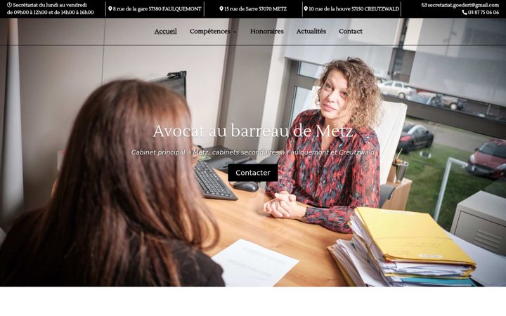 Screenshot of avocat-goedert.fr