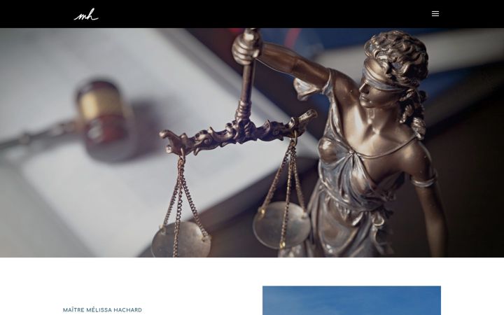 Kuvakaappaus sivustosta avocat-hachard.fr