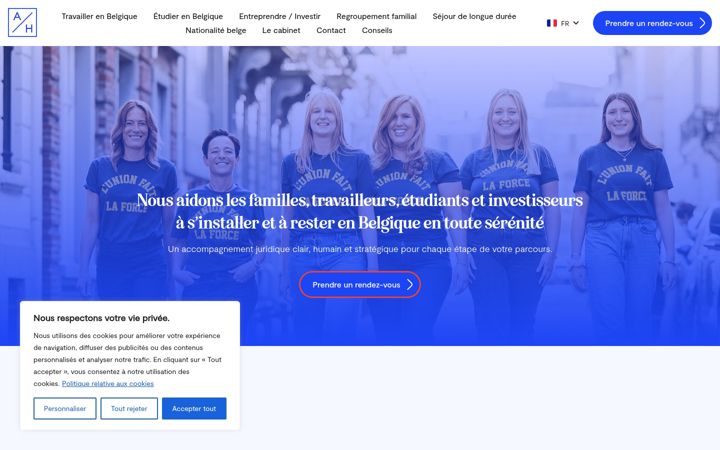 Screenshot of avocat-halabi.com
