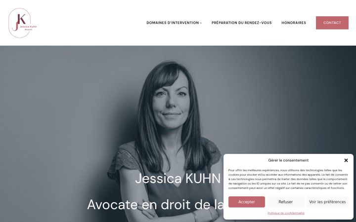 Screenshot of avocat-kuhn.fr