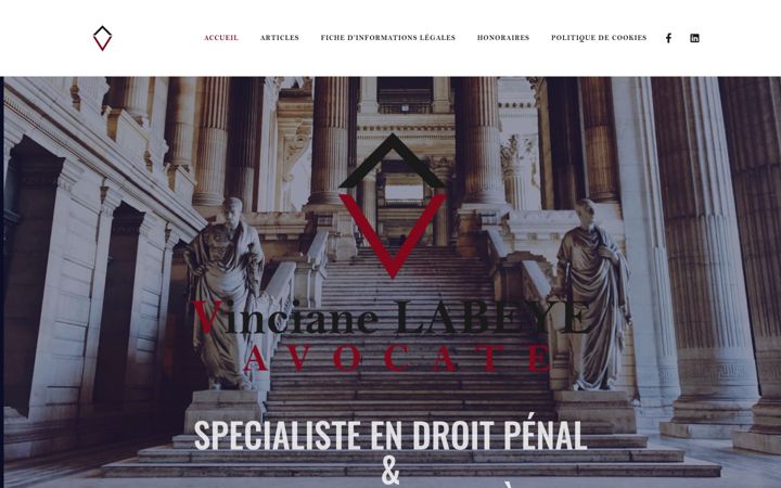 Screenshot of avocat-labeye.be