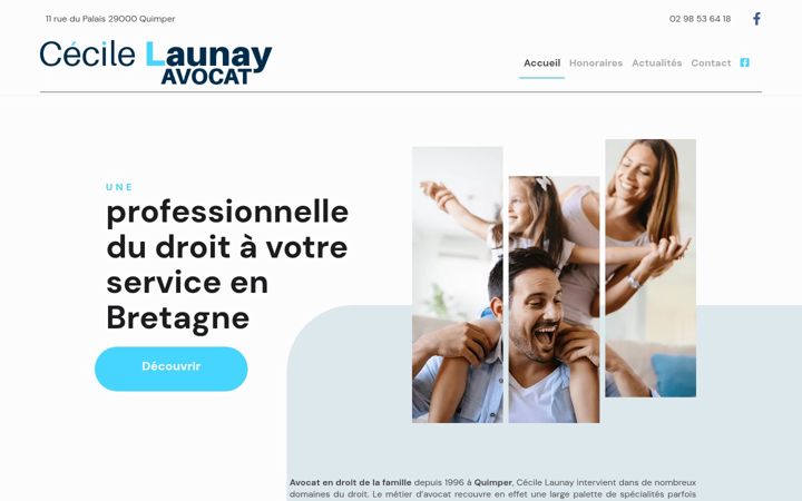 Screenshot of avocat-launay.fr