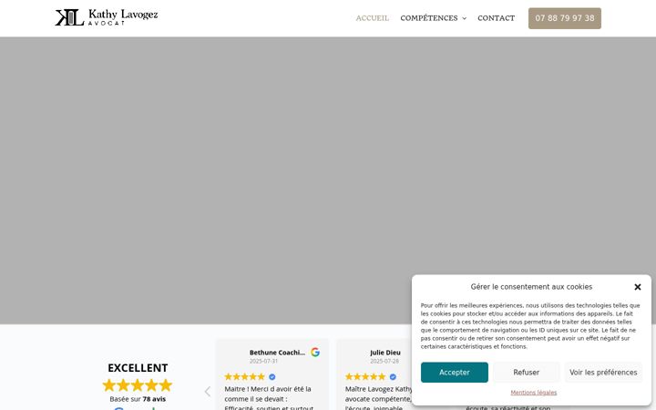 Screenshot of avocat-lavogez.fr