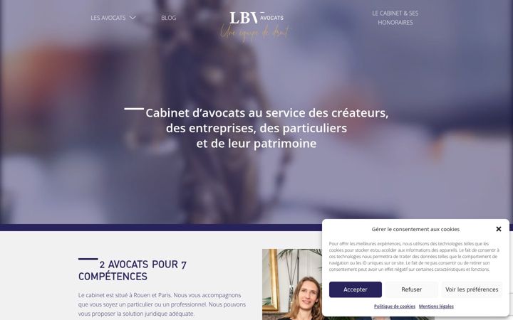 Screenshot of avocat-lbv.com