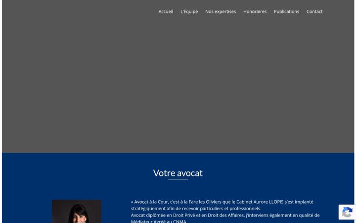 Screenshot ta' avocat-llopis.fr