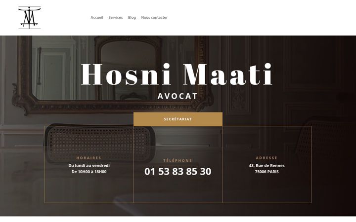 Screenshot of avocat-maati.com