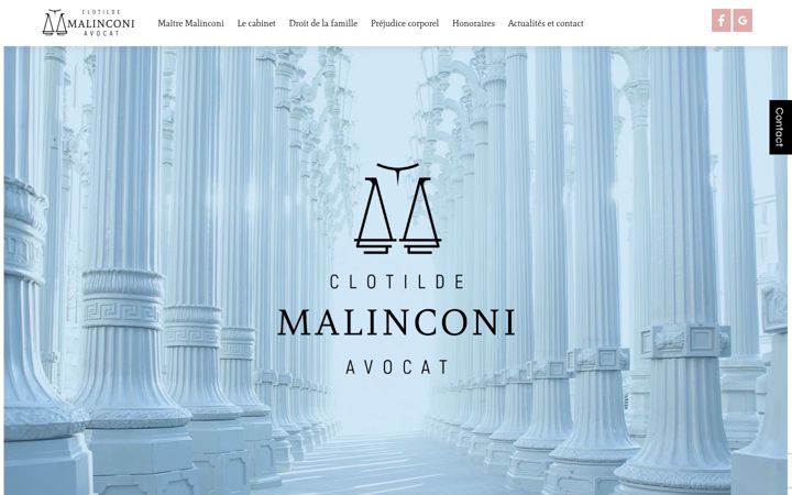 Screenshot of avocat-malinconi-nice.fr