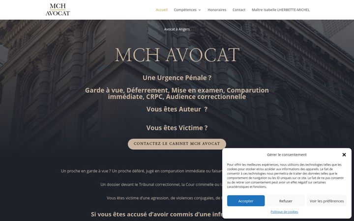 Screenshot of avocat-mch.fr