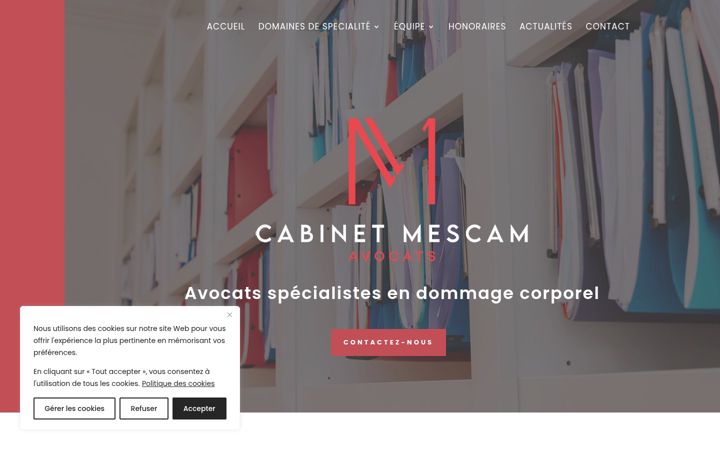 Screenshot of avocat-mescam.fr