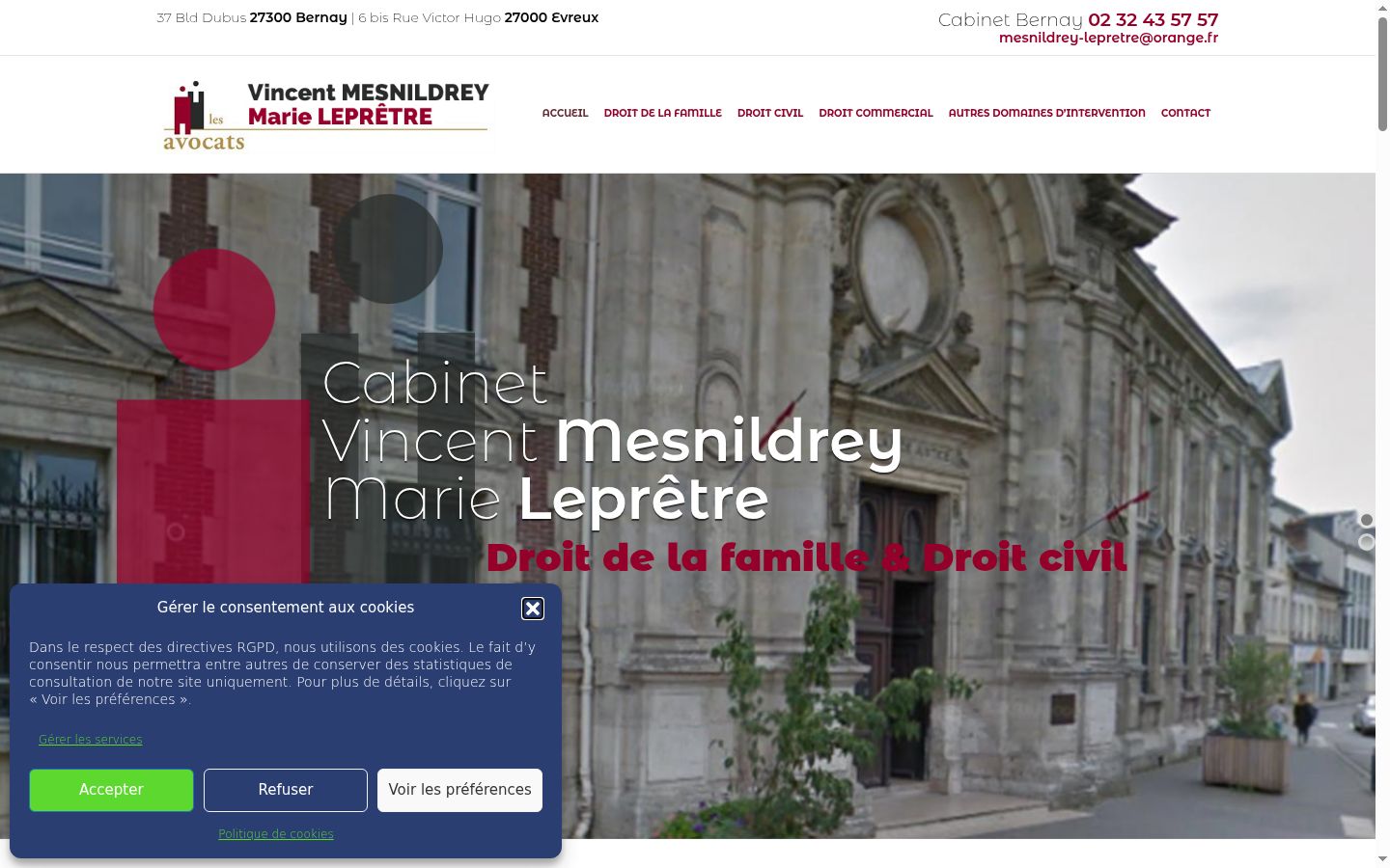 Screenshot tal-banner tal-kunsens muri qabel kwalunkwe interazzjoni