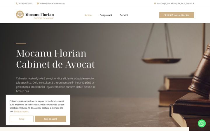 Screenshot of avocat-mocanu.ro