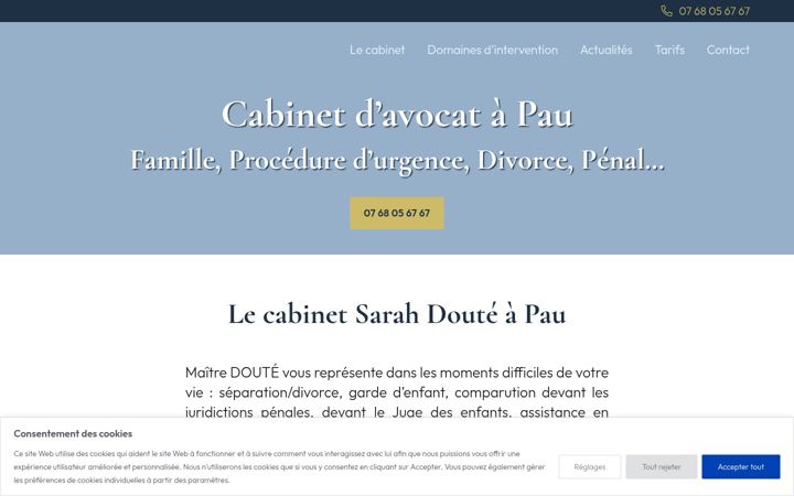 Screenshot van avocat-pau-doute.fr