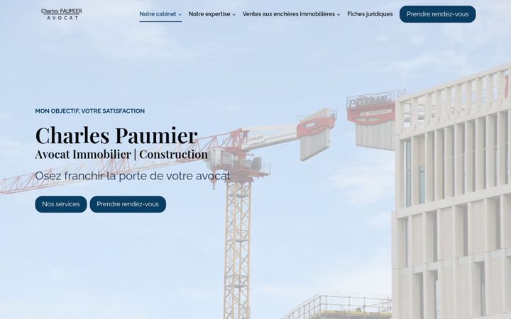 Screenshot van avocat-paumier.fr