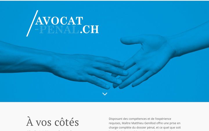 Screenshot of avocat-penal.ch