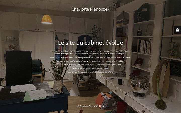 Screenshot of avocat-pienonzek.fr