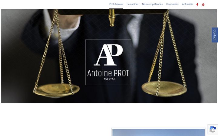 Screenshot of avocat-prot-antibes.fr