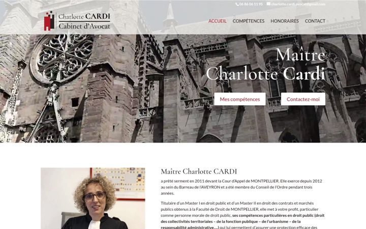 Screenshot of avocat-rodez-cardi.fr