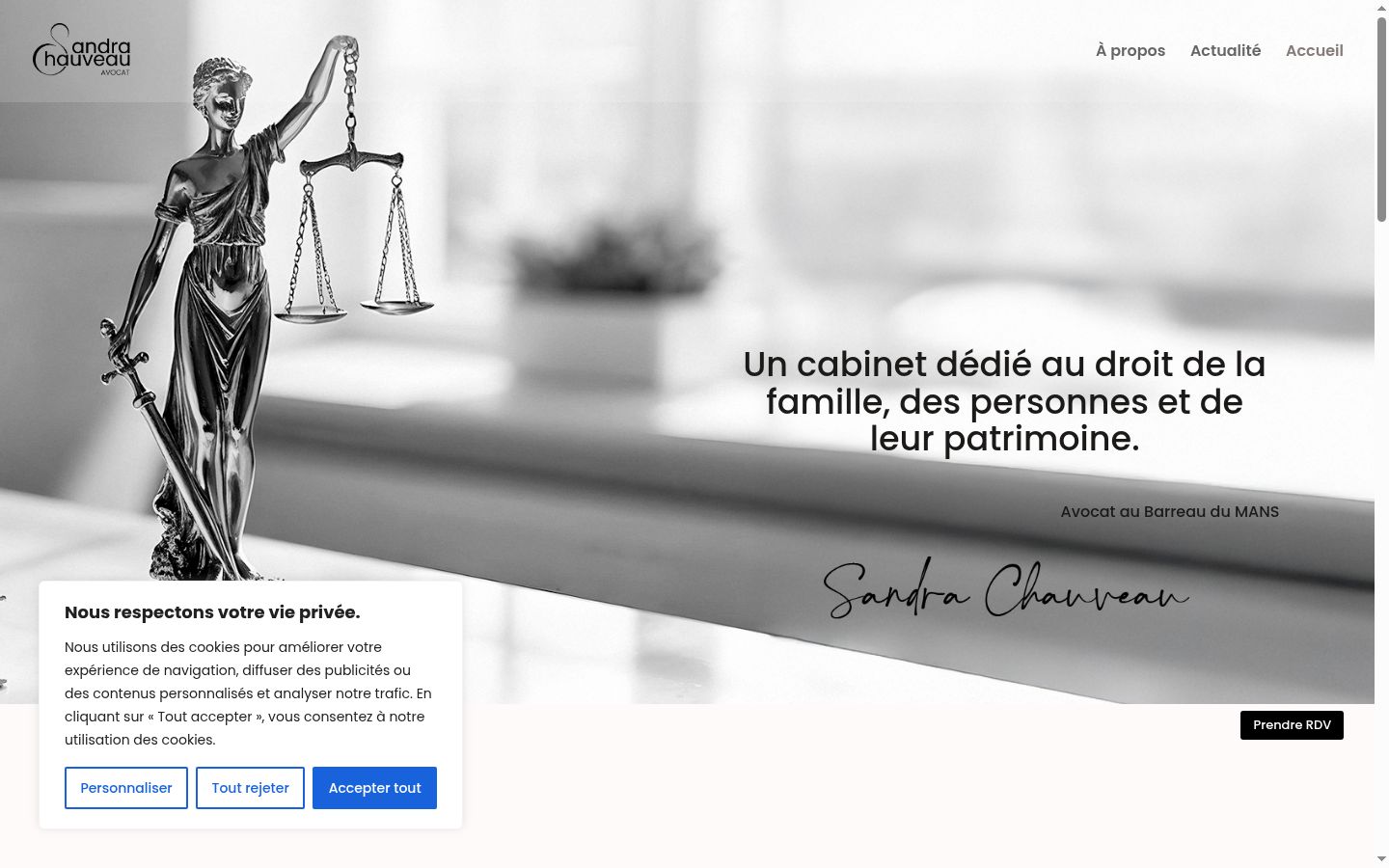 Screenshot tal-banner tal-kunsens muri qabel kwalunkwe interazzjoni