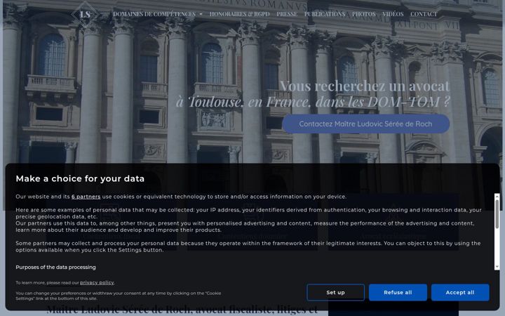 Screenshot of avocat-sereederoch.fr