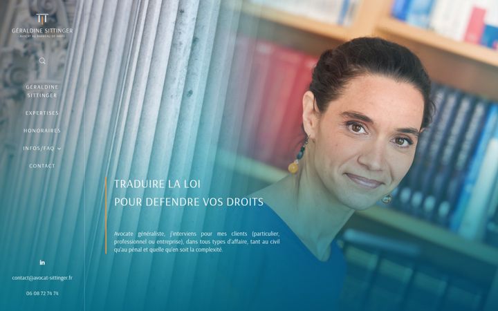 Screenshot of avocat-sittinger.fr