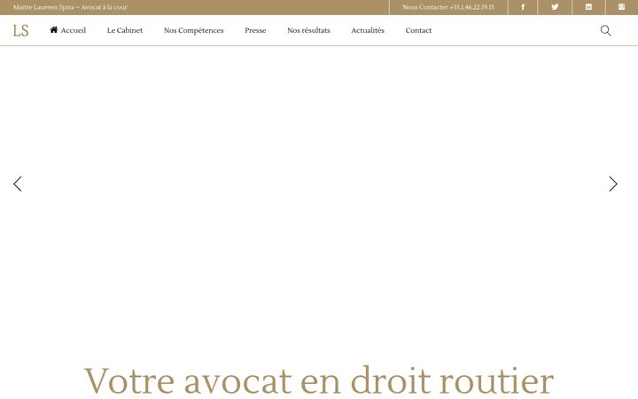 Screenshot of avocat-spira.fr