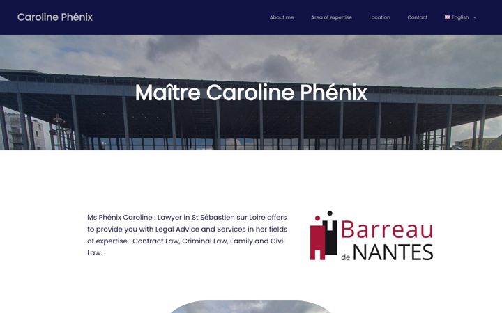 Snimka zaslona za avocat-stsebastien-phenix.fr
