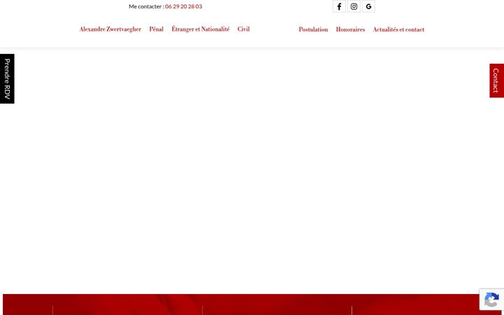 Screenshot of avocat-zwertvaegher-nimes.fr