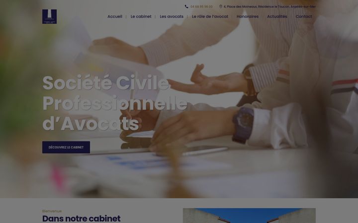 Screenshot of avocat2b.fr