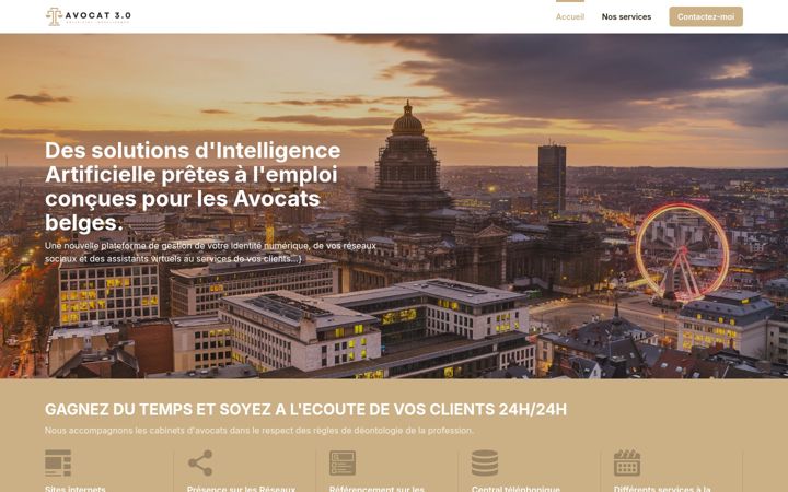 Screenshot of avocat30.be