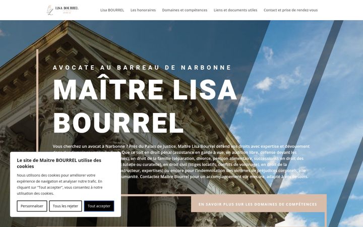 Screenshot of avocatbourrel.fr
