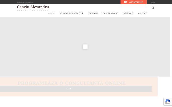 Screenshot of avocatcanciu.ro
