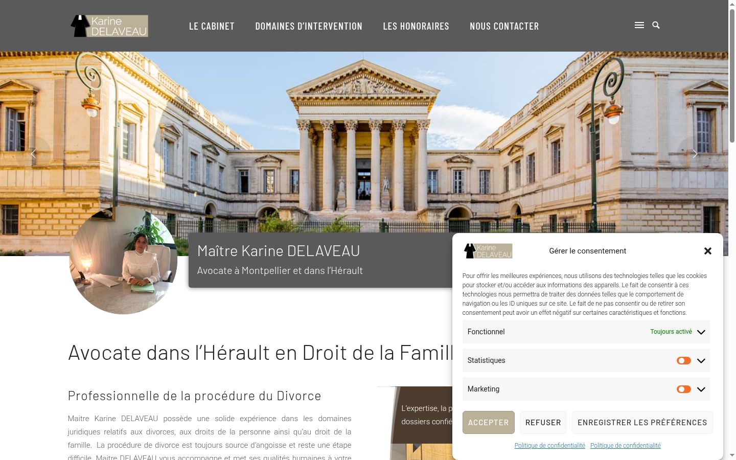 Screenshot tal-banner tal-kunsens muri qabel kwalunkwe interazzjoni