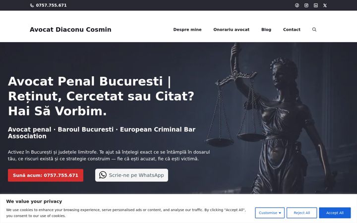 Képernyőkép: avocatdiaconu.ro