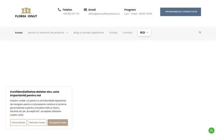 Screenshot of avocatfloreaionut.ro