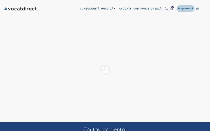 Screenshot of avocathub.ro